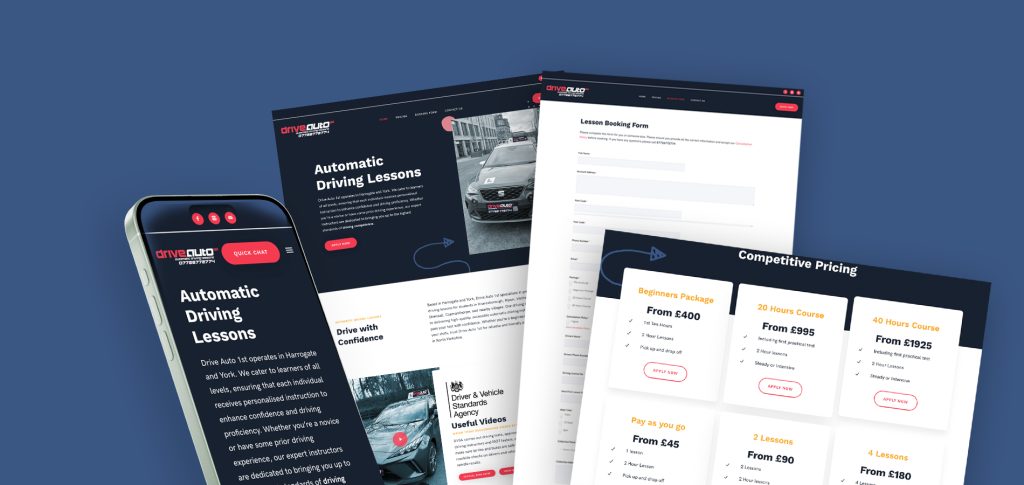 Drive Auto 1st Website design & branding by subluma