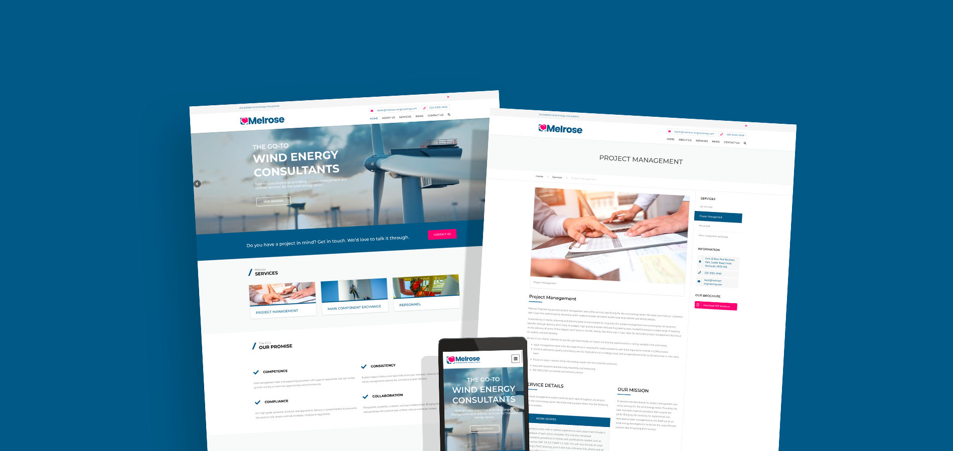 Melrose Website design & branding by subluma